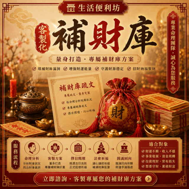 客製化補財庫